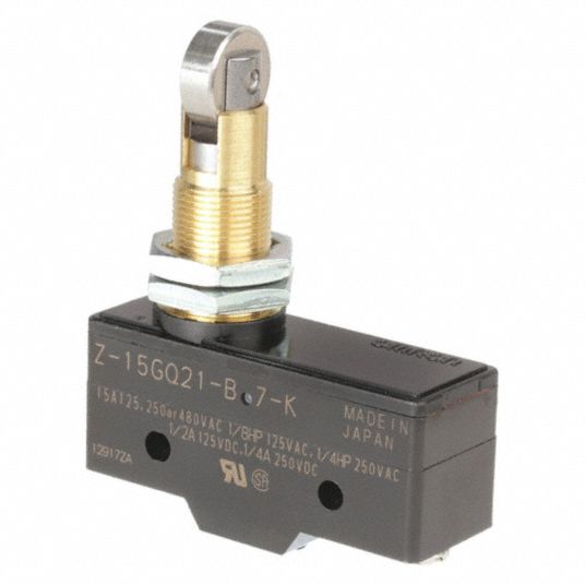 OMRON Industrial Snap Action Switch: 15 A @ 480 V, 15 A @ 14 V, Industrial  Snap Action Switch, SPDT