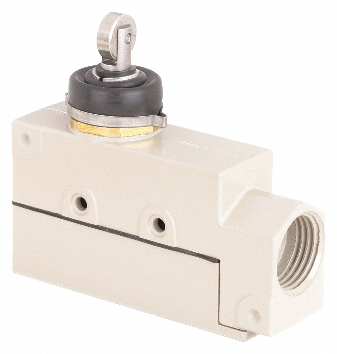 PLUNGER LIMIT SWITCH, ROLLER PLUNGER, METALLIC, MOMENTARY, ZE