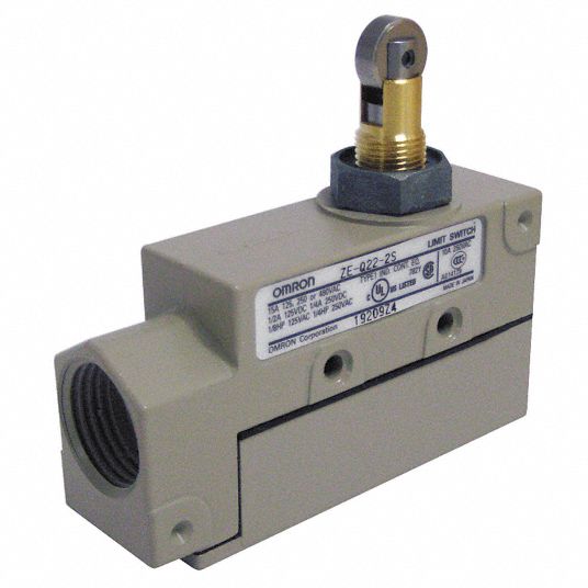 Omron Plunger Roller General Purpose Limit Switch Location Top Contact Form Spdt Standard Movement 3xg58 Ze Q22 2s Grainger