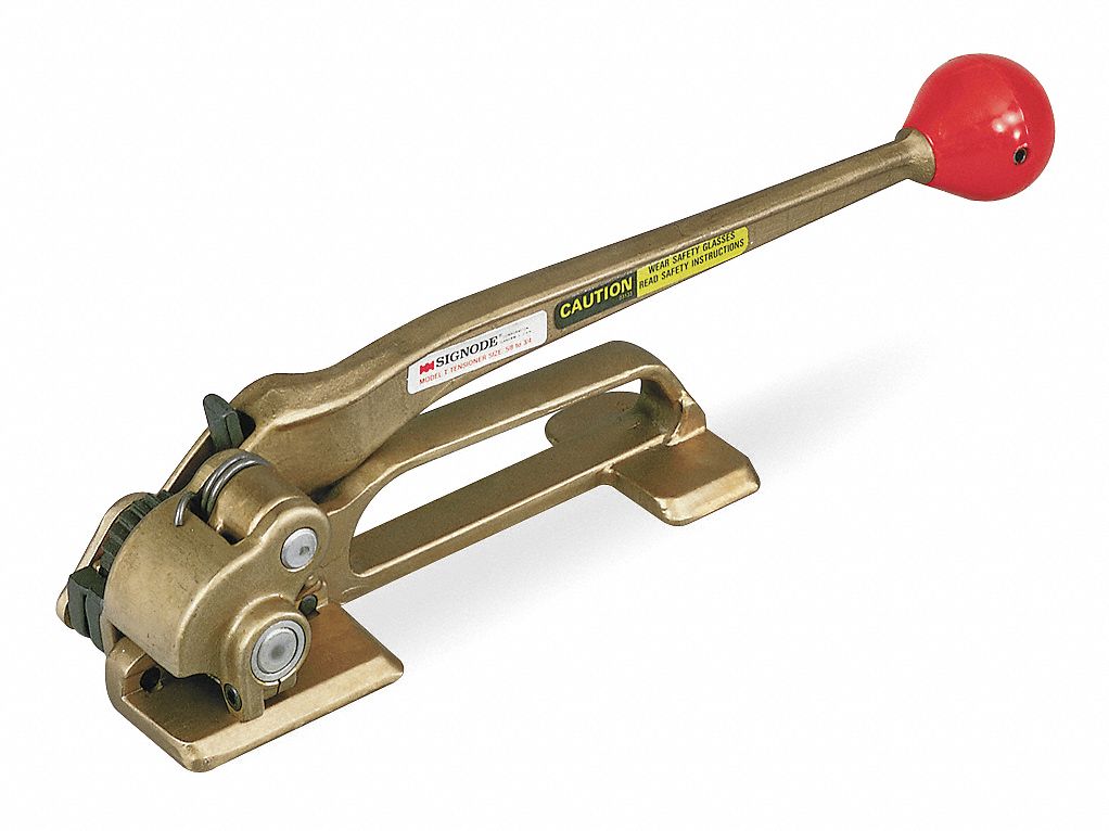 SIGNODE Manual Standard Duty Strapping Tensioner, Tool Style Feedwheel