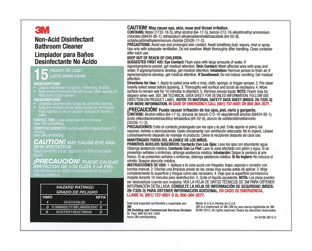 SECONDARY LABEL,BLACK, GREEN/WHITE,PK12