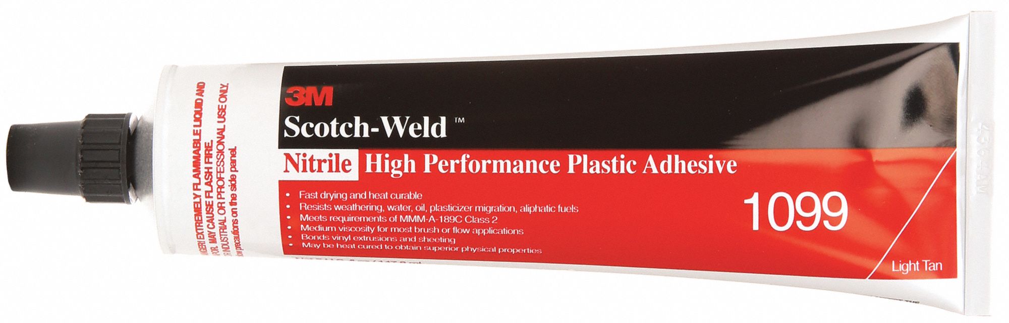 PLASTIC ADHESIVE, WATER RESISTANT, LIGHT TAN, 5 OZ