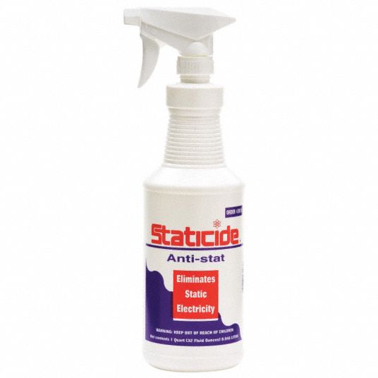 ACL STATICIDE AntiStatic Liquid, 32 Oz 3XJW42010 Grainger