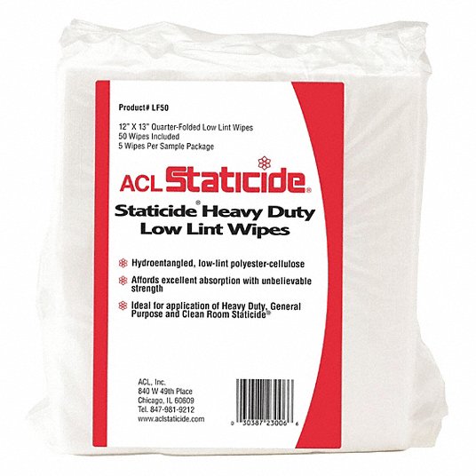 Dry Wipe: 1/4 Fold, ISO 6 (Class 1000)
