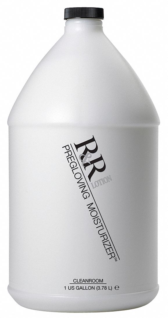 Pre-Gloving Moisturizing Lotion: Jug, 1 gal, Liquid, Fragrance Free, Dye Free/Hypoallergenic