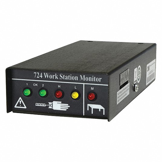 SCS formerly 3M 724 Workstation Monitor for Dual Wire ESD Wrist Straps 
