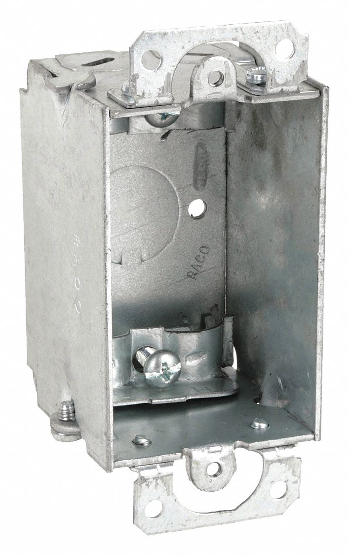 Galvanized Zinc, 2 in Nominal Dp, Electrical Box - 3XK14|445 - Grainger