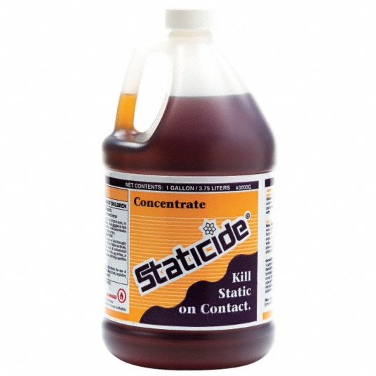 ACL STATICIDE AntiStatic Liquid, Concentrate, 1 Gallon 3XKA73000G