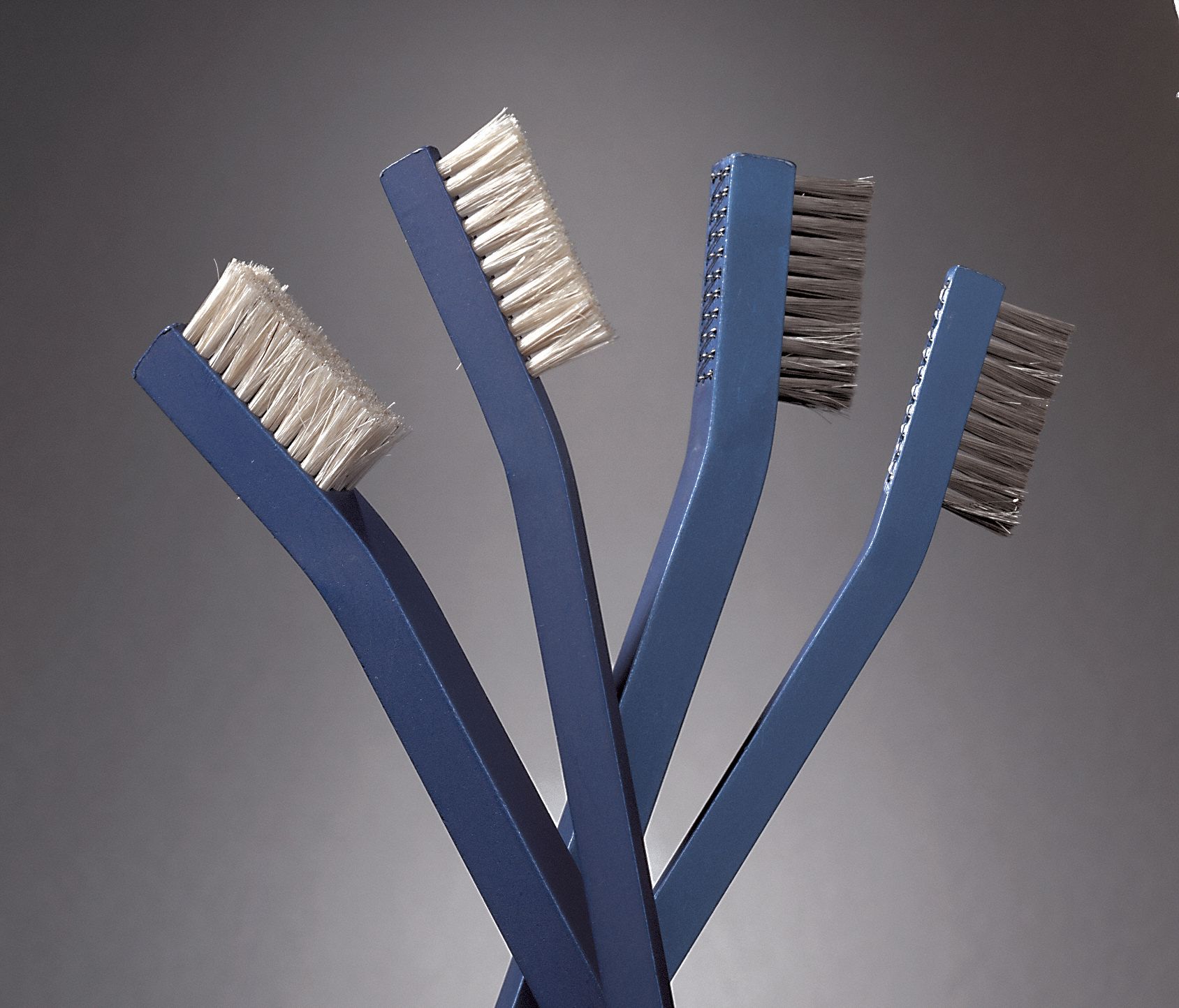 TECHSPRAY Utility Brush, 6 7/16 in Overall Length, Horsehair, White