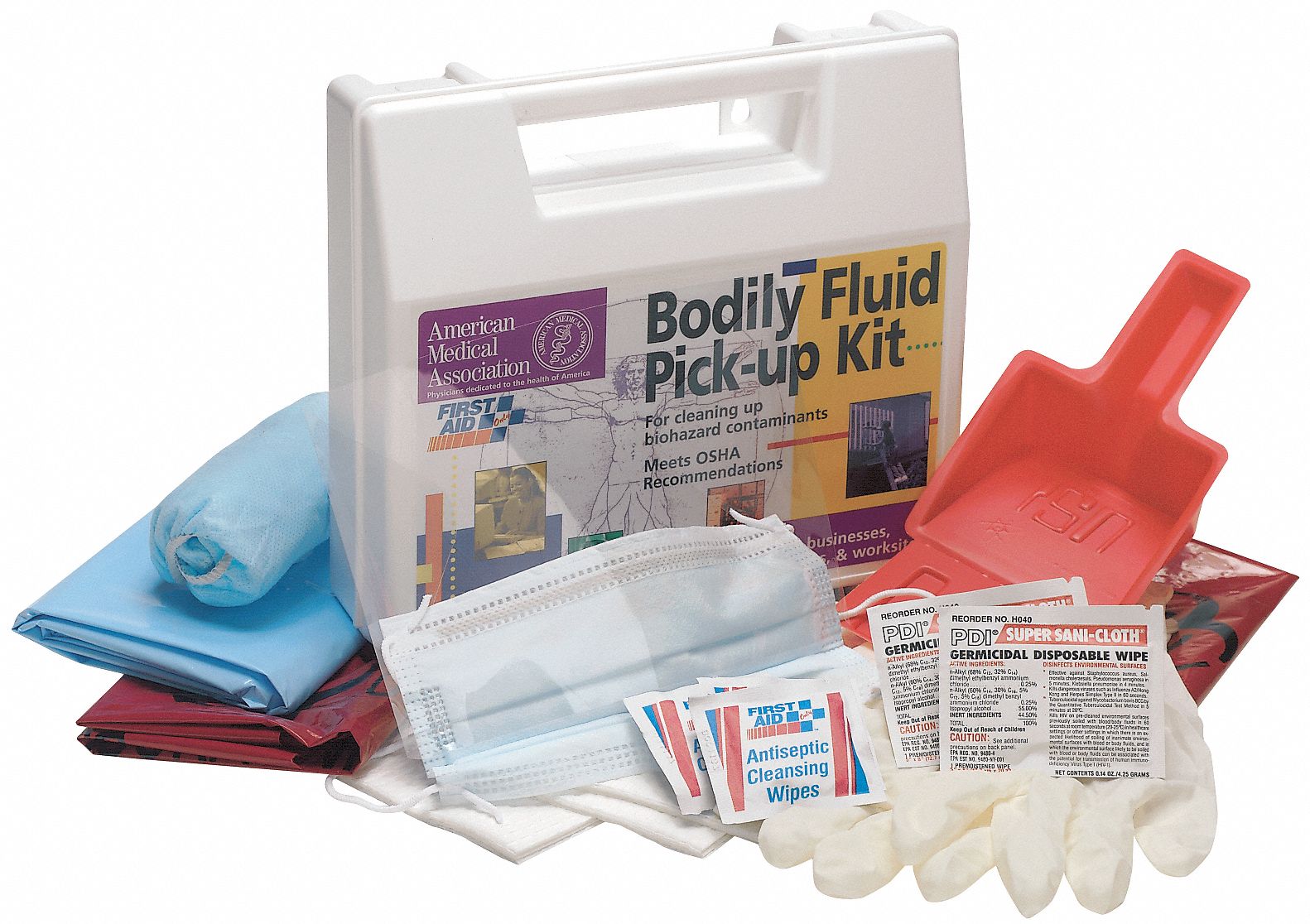 3XKW9 - Biohazard Spill Kit Carrying Case White