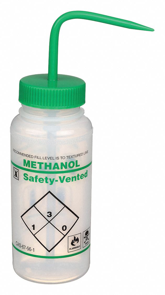 Wash Bottle, 500 mL, 53 mm Dia, PK3