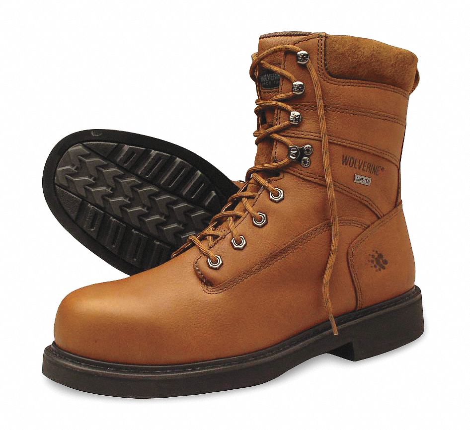 WOLVERINE Bota Industrial con puntera de Café Talla 9.5 Hombre - Zapatos para Trabajo - 3XND3 | 95 MED - Grainger México