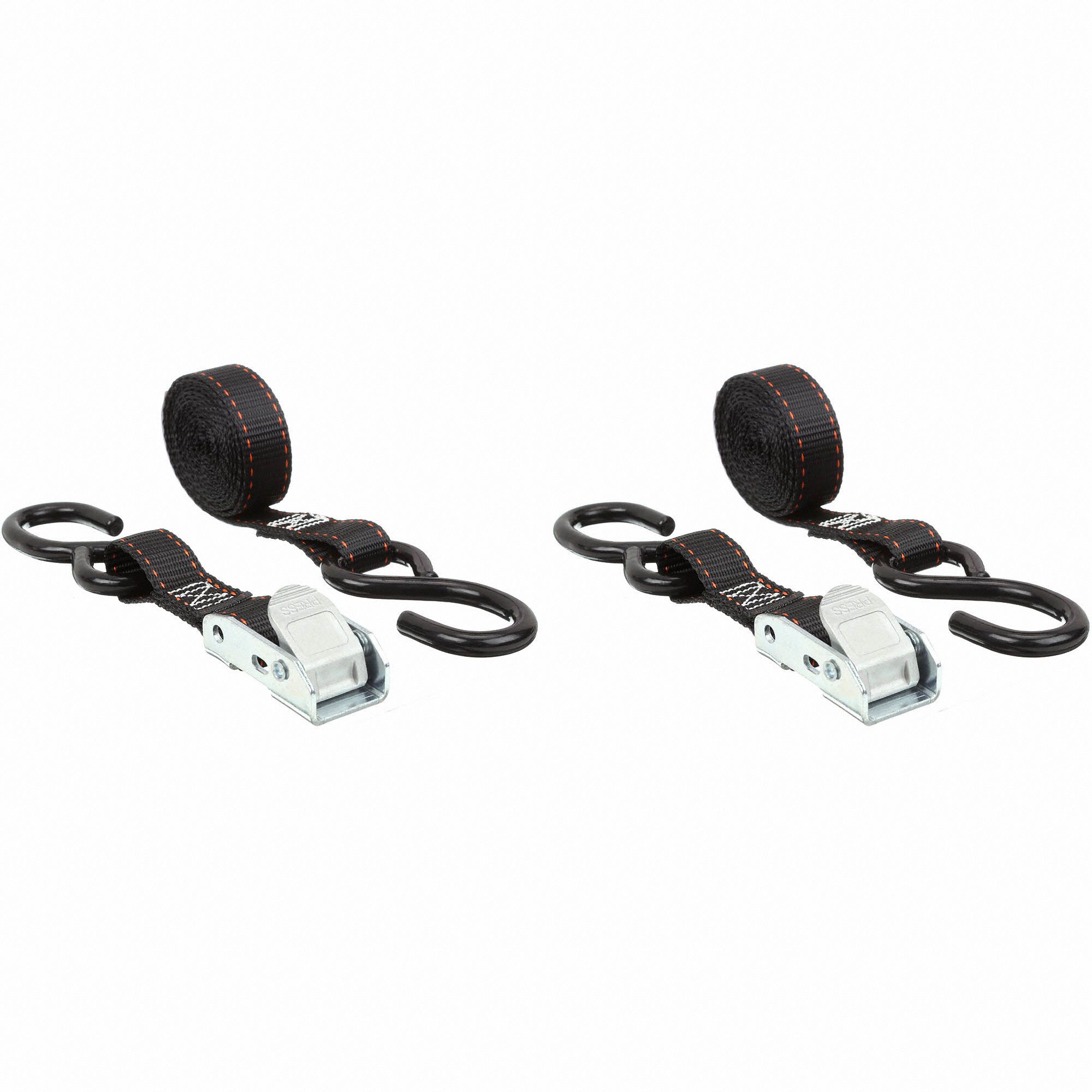 KEEPER Tie Down Strap, 6 ftL x 1 inW, 400 lb Load Limit, Adjustment