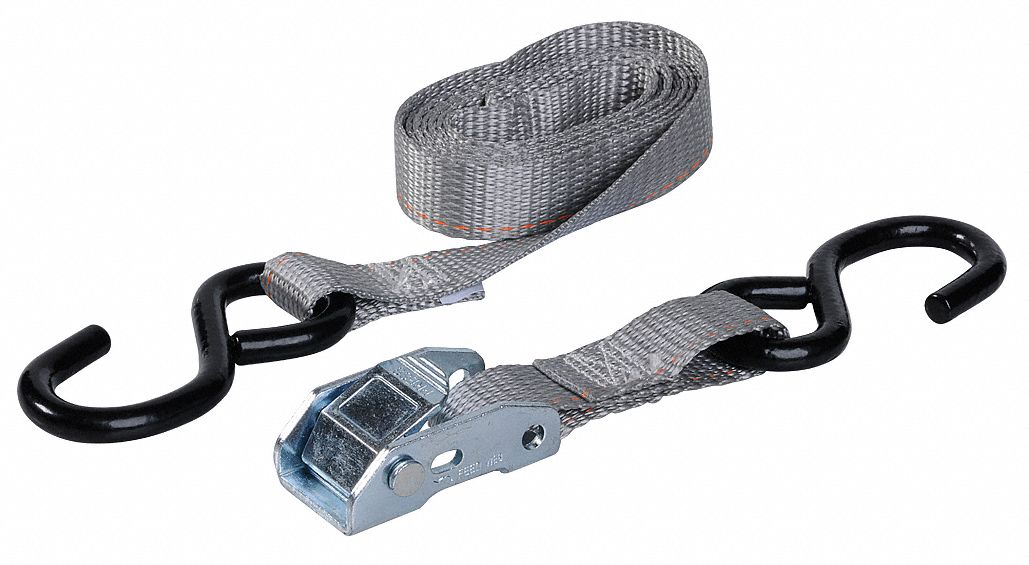 KEEPER Tie Down Strap, 6 ftL x 1 inW, 400 lb Load Limit, Adjustment