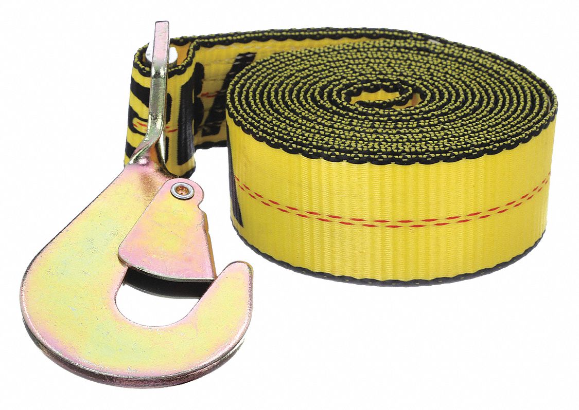 Ratchet, SnapHook, Tie Down Strap 3XNF238200L Grainger