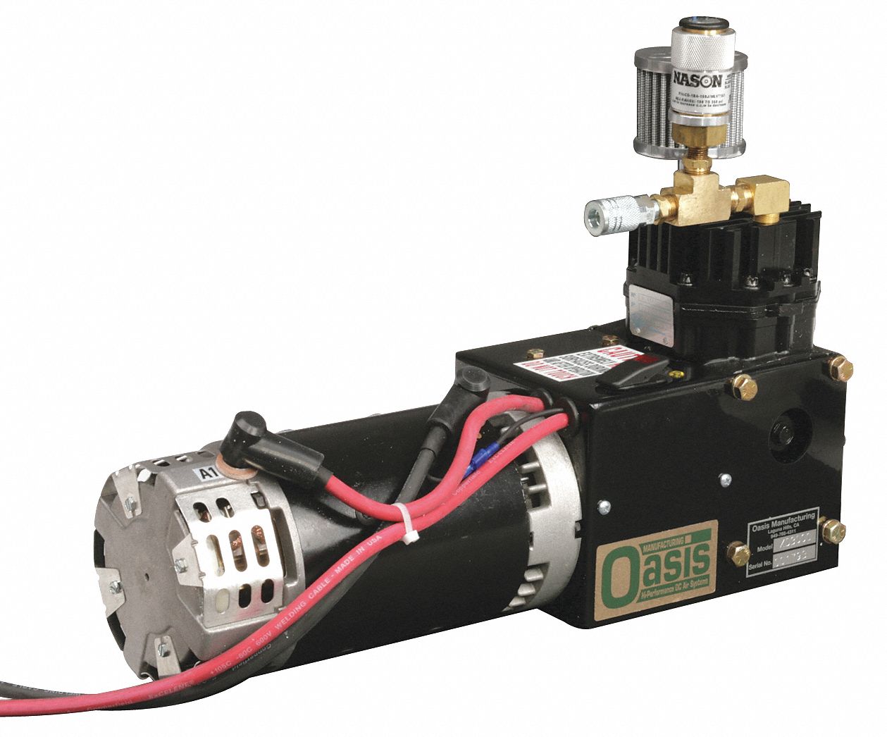 OASIS 2.2 HP, 12VDC Vehicle Mounted Air Compressor, 200 psi 3XNF4