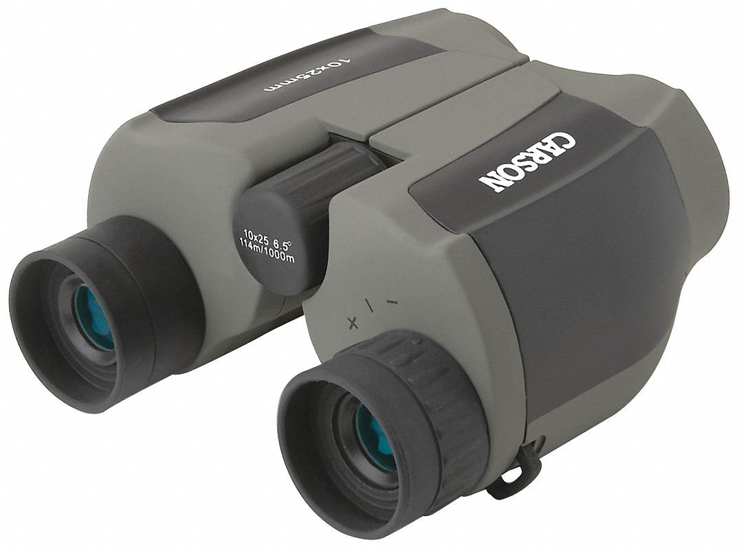 Binocular: Compact, 10 X 25, 342 ft Field of View @1000 yd, BK-7