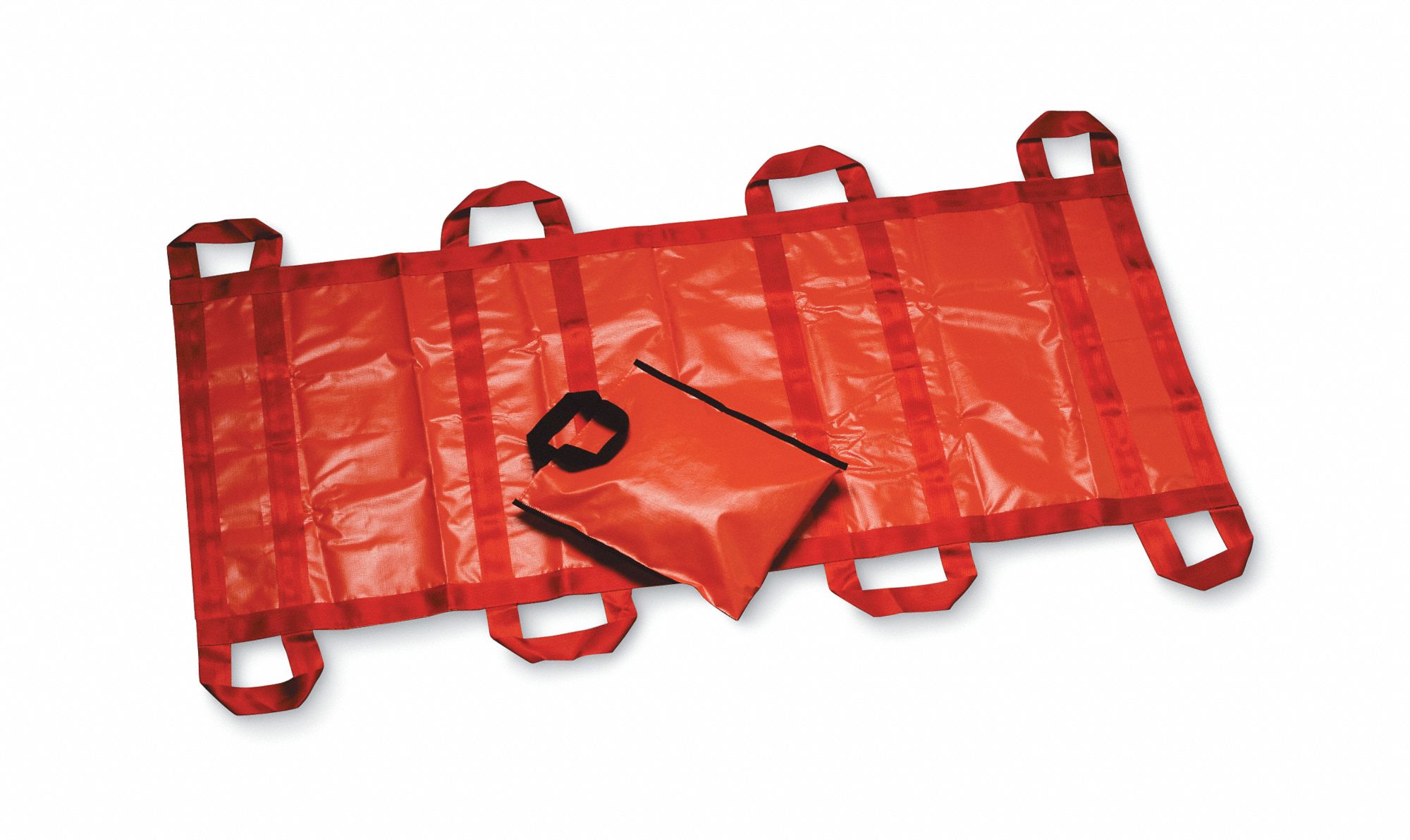 Soft Stretcher,  70 in Length,  30 in Width,  Orange,  2,000 lb Weight Capacity