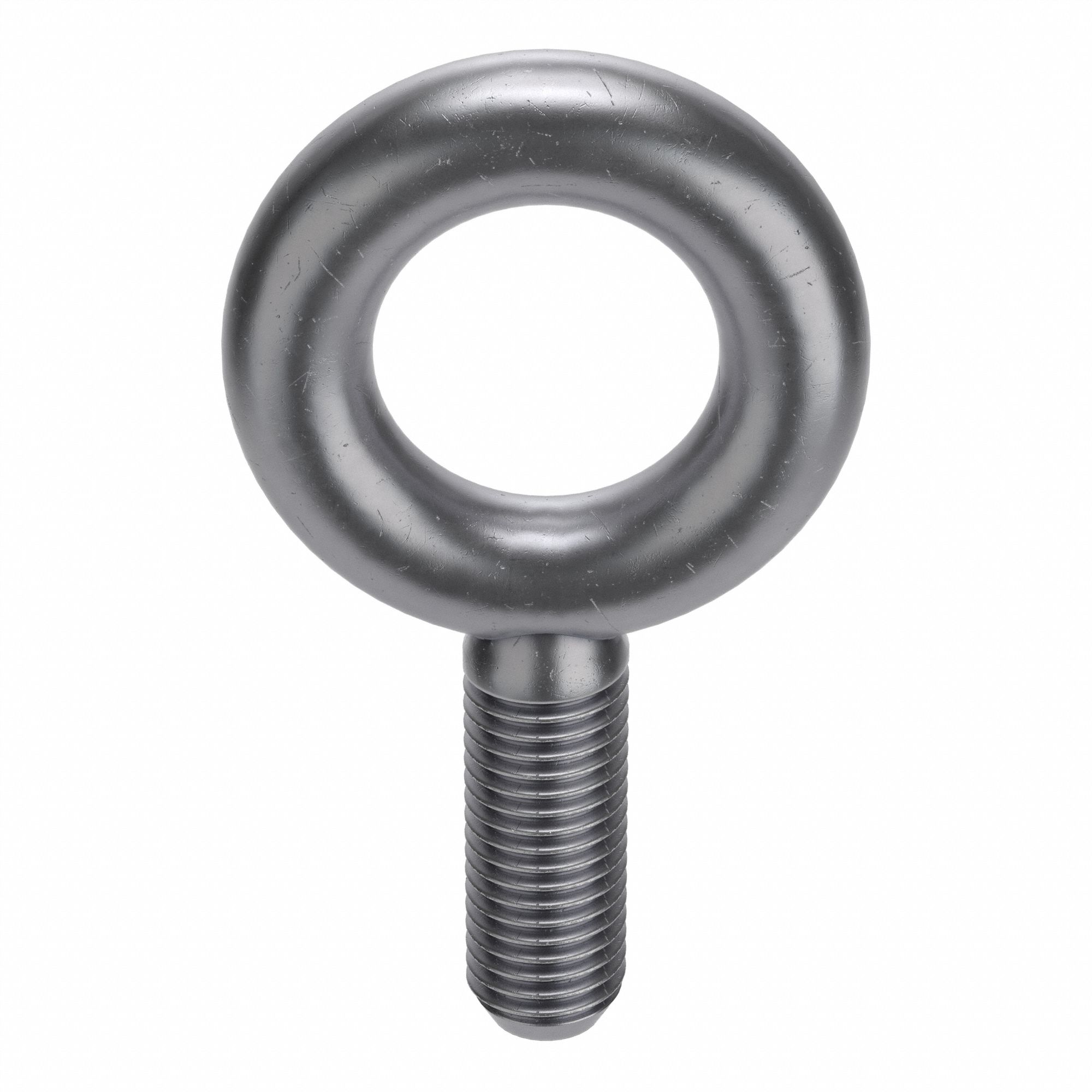 MACHINERY EYE BOLT, WITHOUT SHOULDER, STEEL, PLAIN, ¾"-10 THREAD, 2 IN THREAD L, NO DRIVE