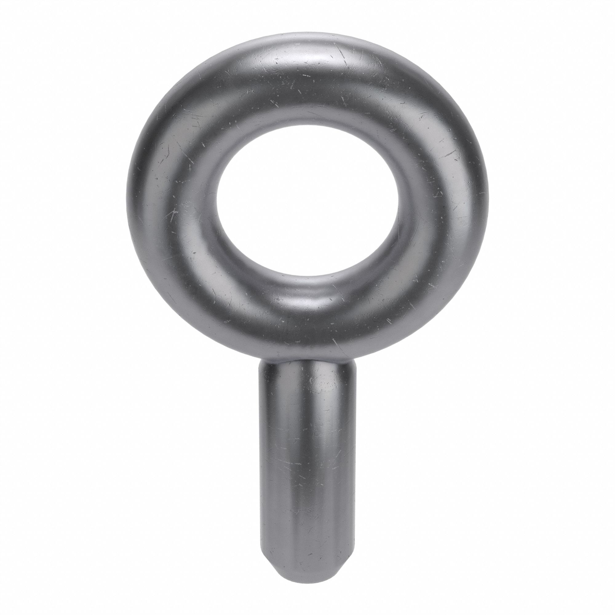 Machinery Eye Bolt Blank: Without Shoulder, Steel, Plain, 2 1/2 in Shank Lg