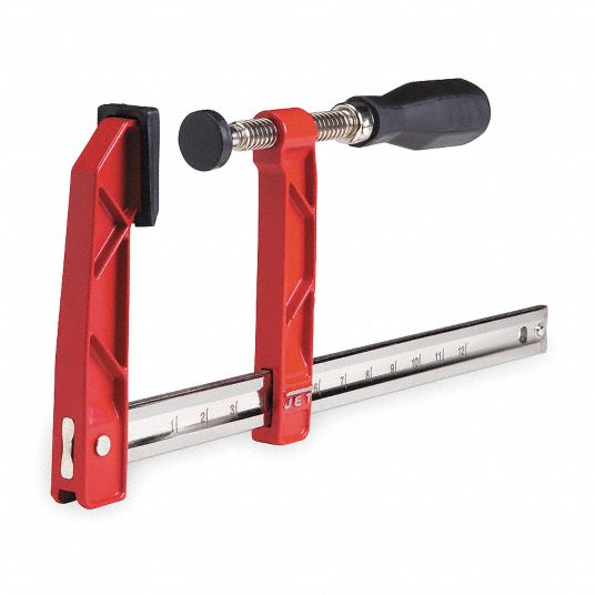 JET Deep Throat Bar Clamp,12 Max. Jaw Opening (In.),— Nominal Clamping