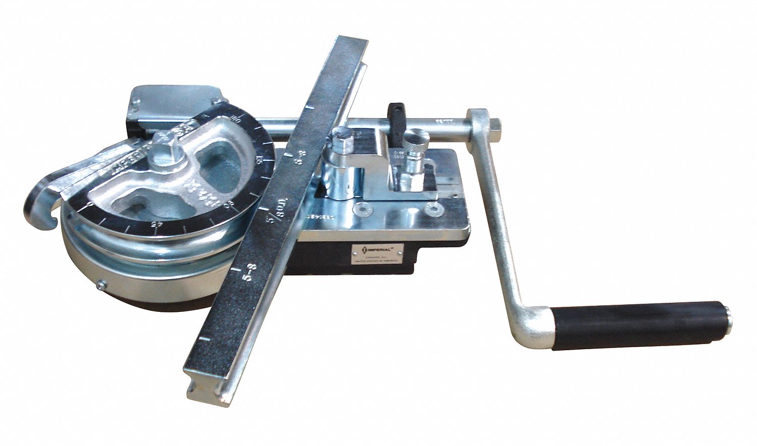 IMPERIAL, 3/4 in Tubing Outside Dia Max, 0° Bend Angle Min, Geared