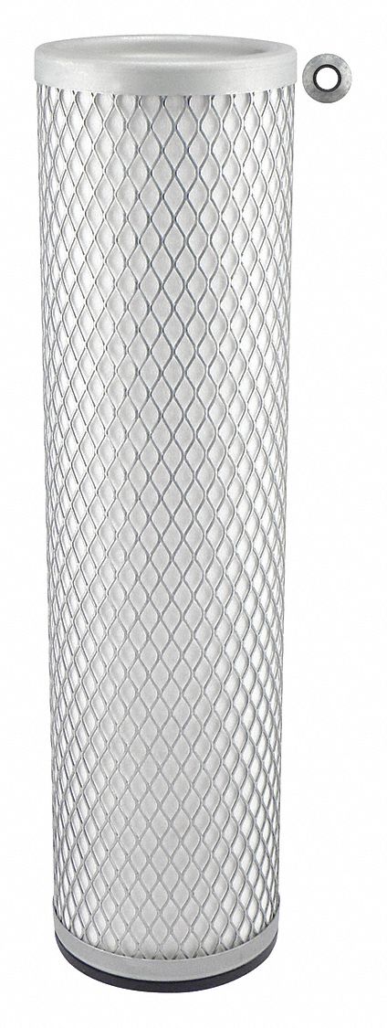 Automotive Air Filter: Round-Oval, Engine, Round, Axial Seal, 1/2 in Inside Dia