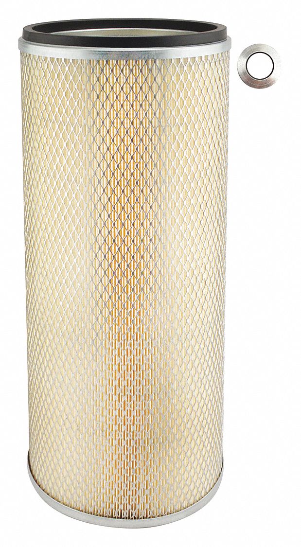 Automotive Air Filter: Round-Oval, Engine, Round, Axial Seal, 15/16 in Inside Dia