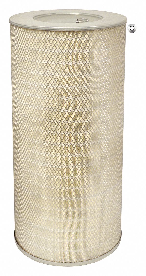 Automotive Air Filter: Round-Oval, Engine, Round, Axial Seal, 13/32 in Inside Dia