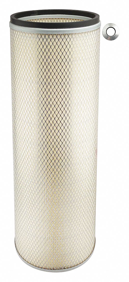 Automotive Air Filter: Round-Oval, Engine, Round, Axial Seal, 13/16 in Inside Dia