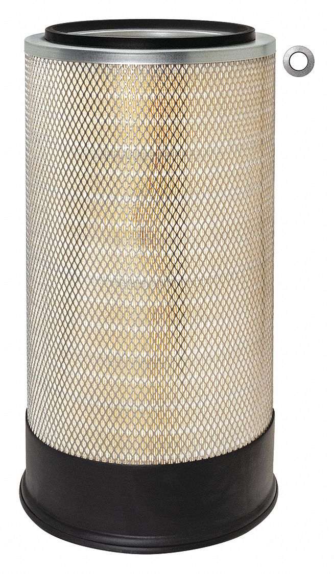 Automotive Air Filter: Round-Oval, Engine, Round, Axial Seal, 12 3/4 in Outside Dia