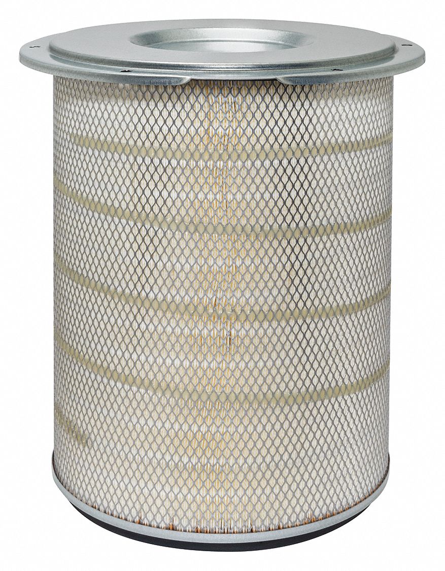 Automotive Air Filter: Round-Oval, Engine, Round, Axial Seal, 18 1/2 in Overall Ht