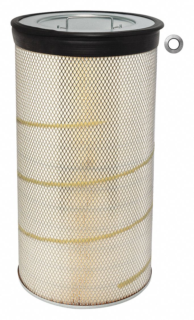 Automotive Air Filter: Round-Oval, Engine, Round, Axial Seal, 15/16 in Inside Dia