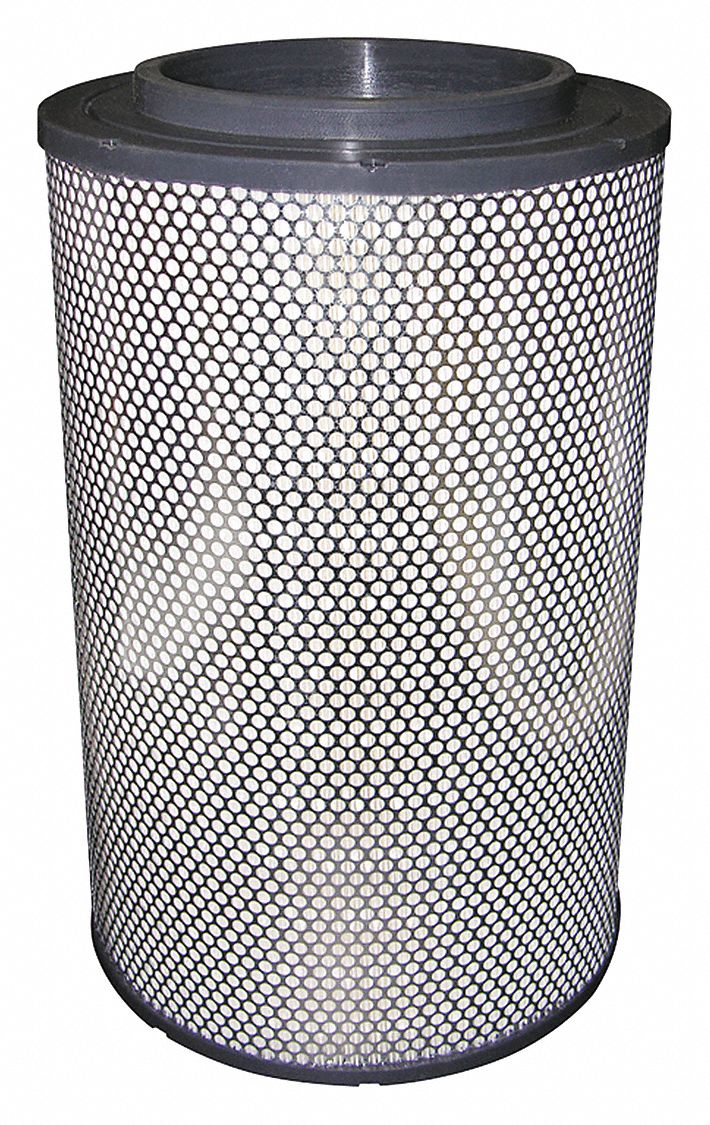 Automotive Air Filter: Round-Oval, Engine, Round, Radial Seal, 19 1/8 in Overall Ht