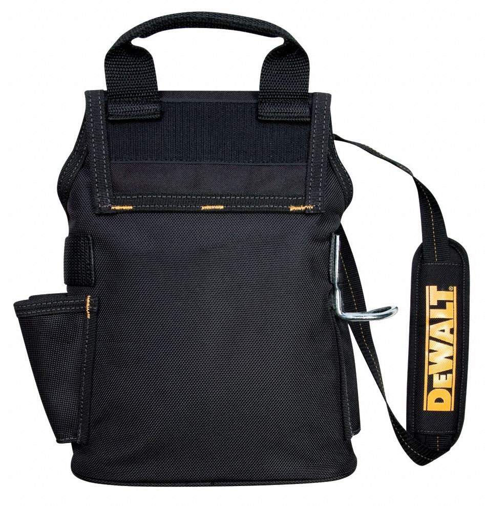 DEWALT Tool Pouch 14 Pockets, Tool Belts, Belt Slot, For 2 3/4 in Max Belt Wd, Open Top 3XUU4