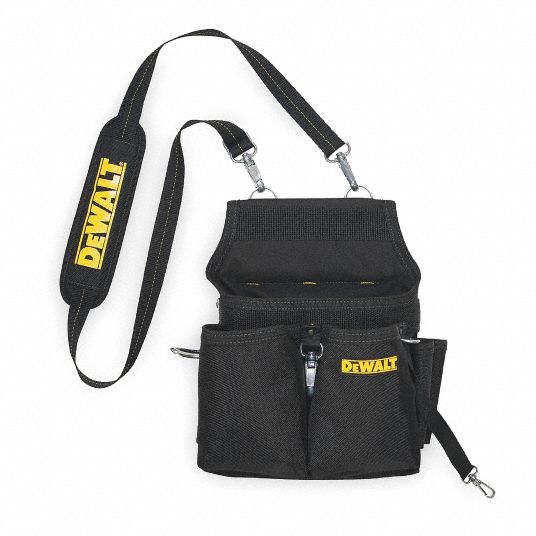 DEWALT Black, Tool Pouch, Polyester, For Maximum Belt Width 2 3/4 in 3XUU4DG5680 Grainger