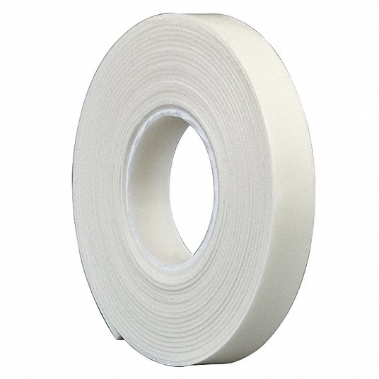 1/2 5 Yds 3M 4462 Double Sided Foam Adhesive Tape 1/32 Thick T9534462R White