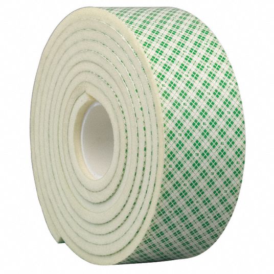 3M Double Sided Foam Tape,5 yd L,2 W 4004