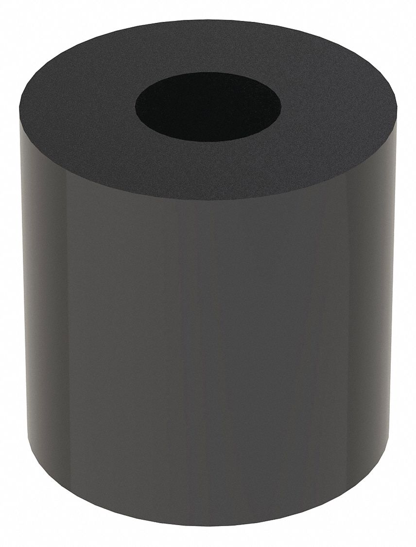 Spacer, Round, Nylon, 1/2in L, PK10