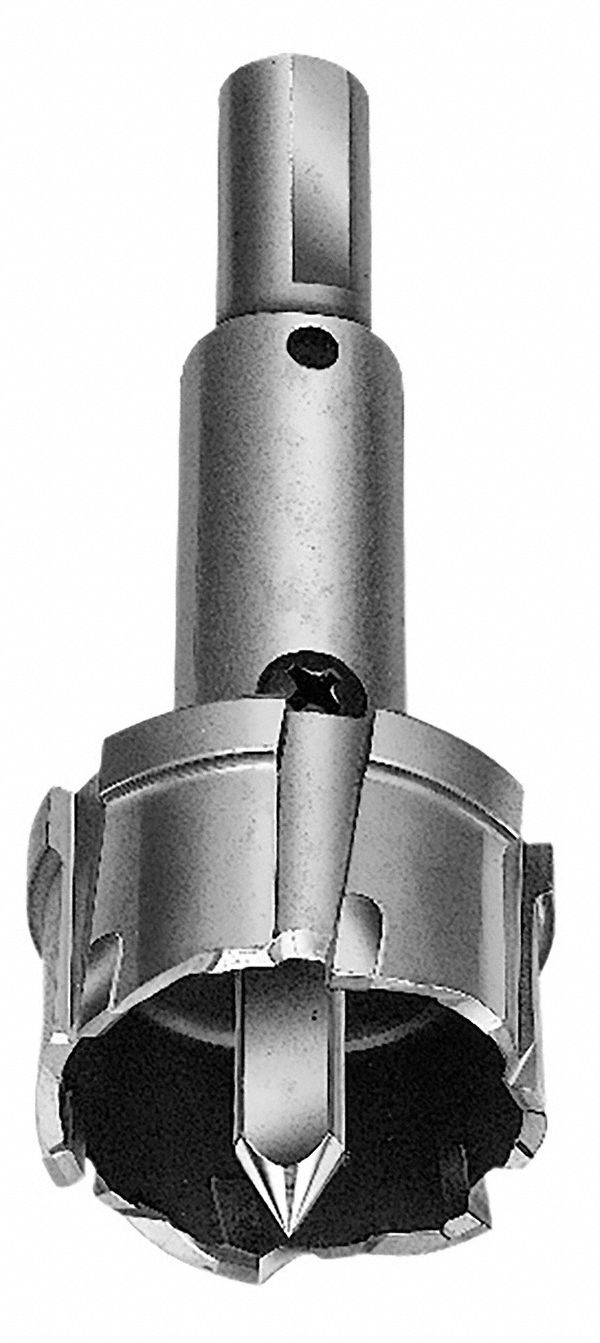 Annular Cutter: 11/16 in Cutter Dia, 1/2 in Max Cutting Dp, Pilot Pin Included, Bright