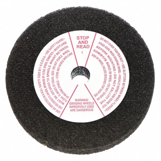 MILWAUKEE, Type 1, 5 in x 1 in x 5/8 in, Straight Grinding Wheel