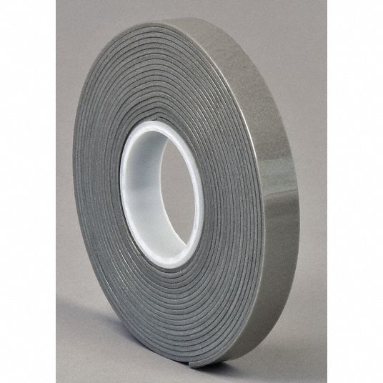 3m Acrylic Foam Double Sided Vhb Foam Tape Acrylic Adhesive 62 Mil Thick 1 In X 5 Yd Gray 15c3 4957f Grainger