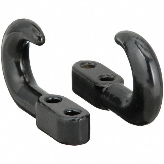 BUYERS PRODUCTS, Black, Carbon Steel, Tow Hook - 3YAY3