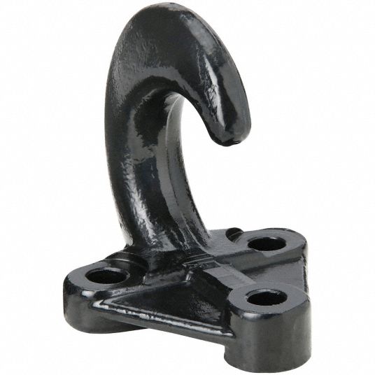 BUYERS PRODUCTS, Black, Forged Steel, Tow Hook - 3YAZ6