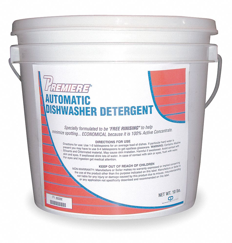 PREMIERE, Powder, Bucket, Dishwasher Detergent 3YB70CRE010PLGR