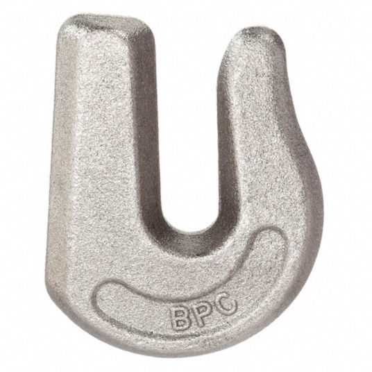 BUYERS PRODUCTS Weld-On Grab Hook: 1/2 in Overall Hook Size, 43, Forged  Steel