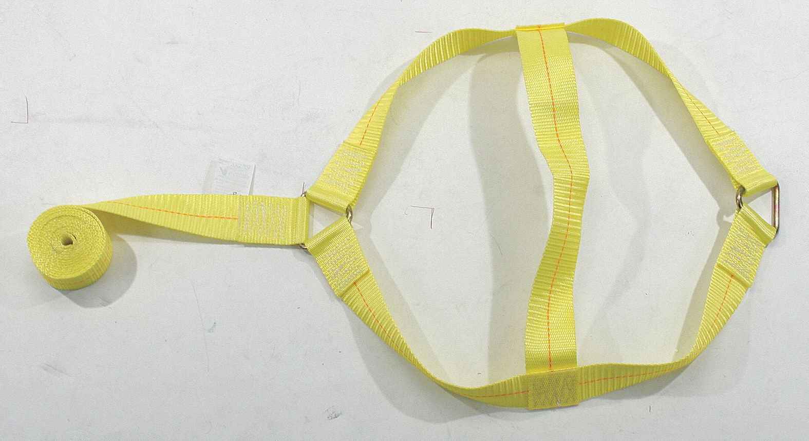 Wheel Tie Down, 1, 665 lb, Yellow