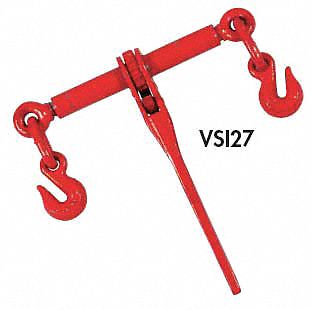 Load Binder, 9, 200 lb, Grab-Hook, Red