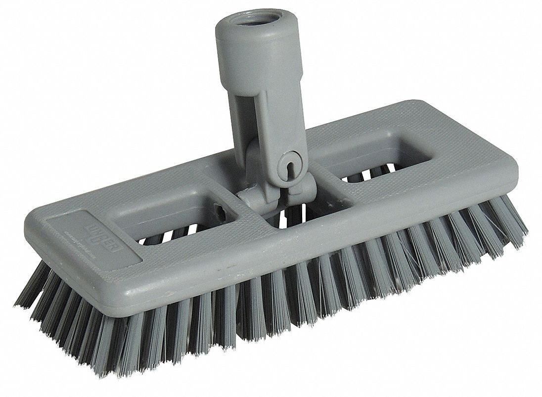 UNGER 8 inL Polypropylene Replacement Brush Head Swivel Head Brush, Not