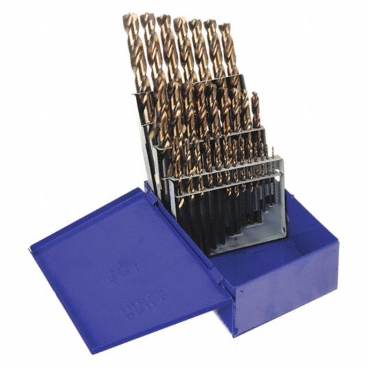 Twist Drill Bit Set, 135° - Grainger